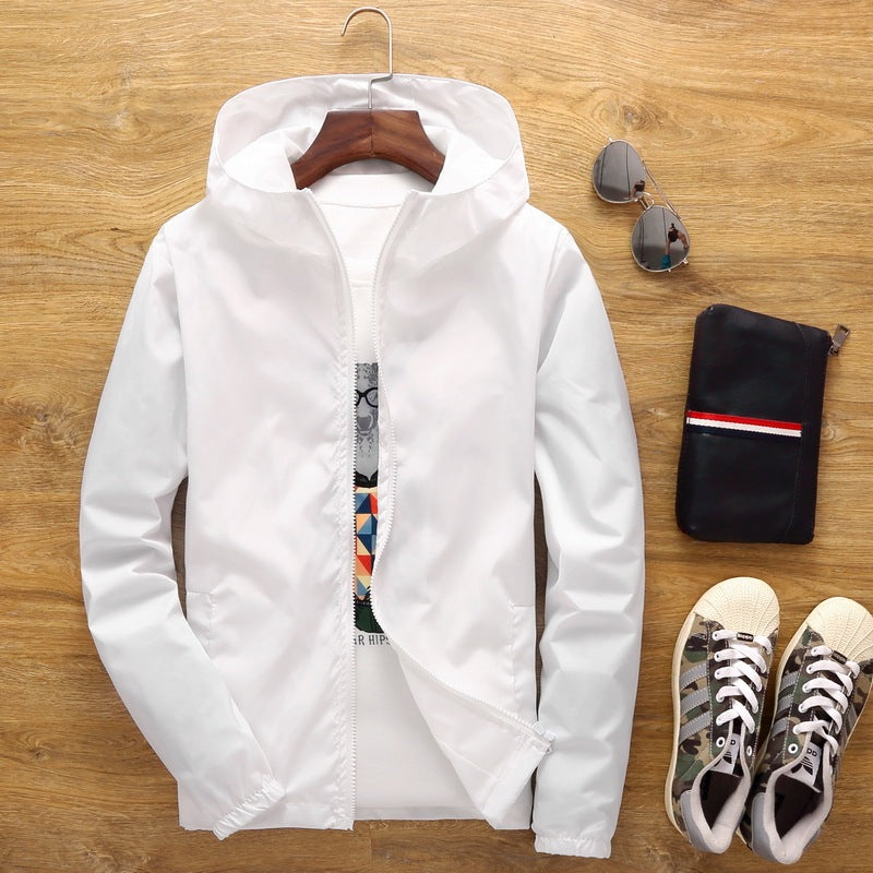 Long sleeve stand collar jacket for men