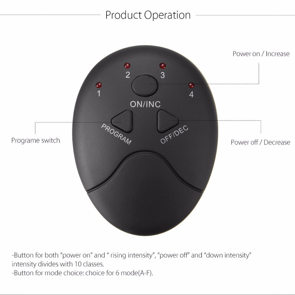 EMS Abdominal and Body Slimming Hip Trainer Muscle Stimulator