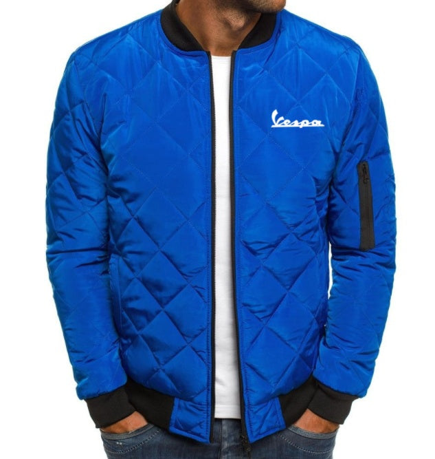 Men's Customize Name Cotton-padded Winter Short Coat