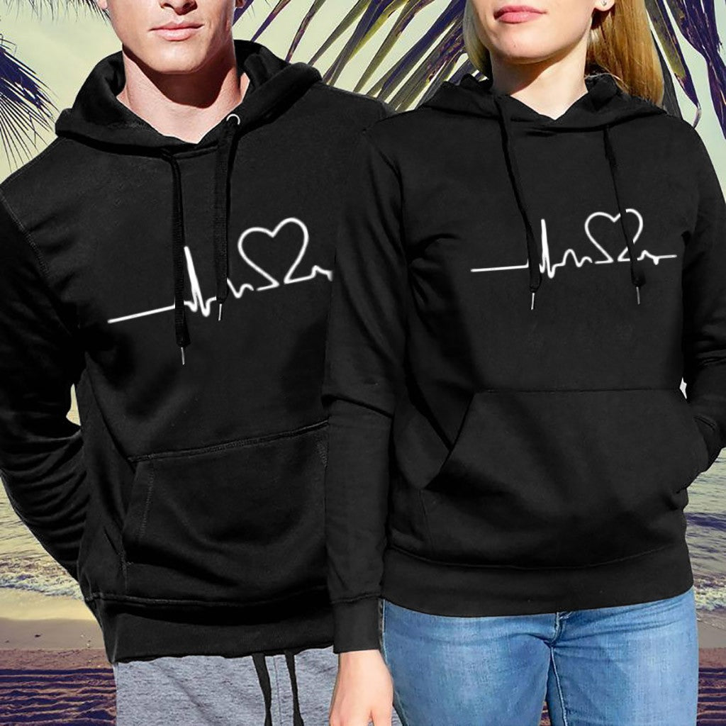 Customize hooded couple's sweater