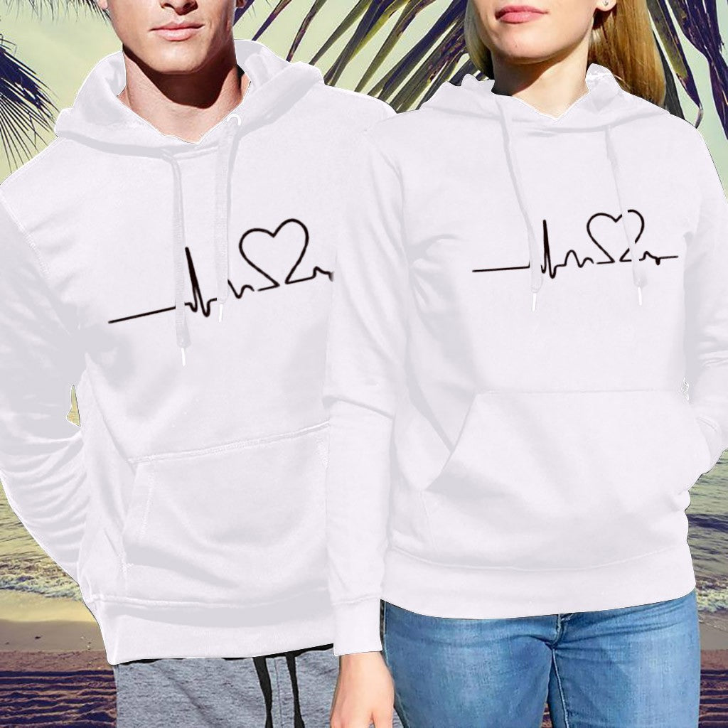 Customize hooded couple's sweater