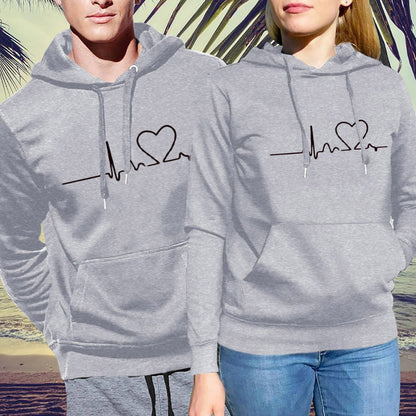 Customize hooded couple's sweater