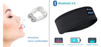 SleepSound: Wireless Bluetooth Sleep Headband with Music Earphones & Comfortable Eye Mask for Side Sleepers & Sports