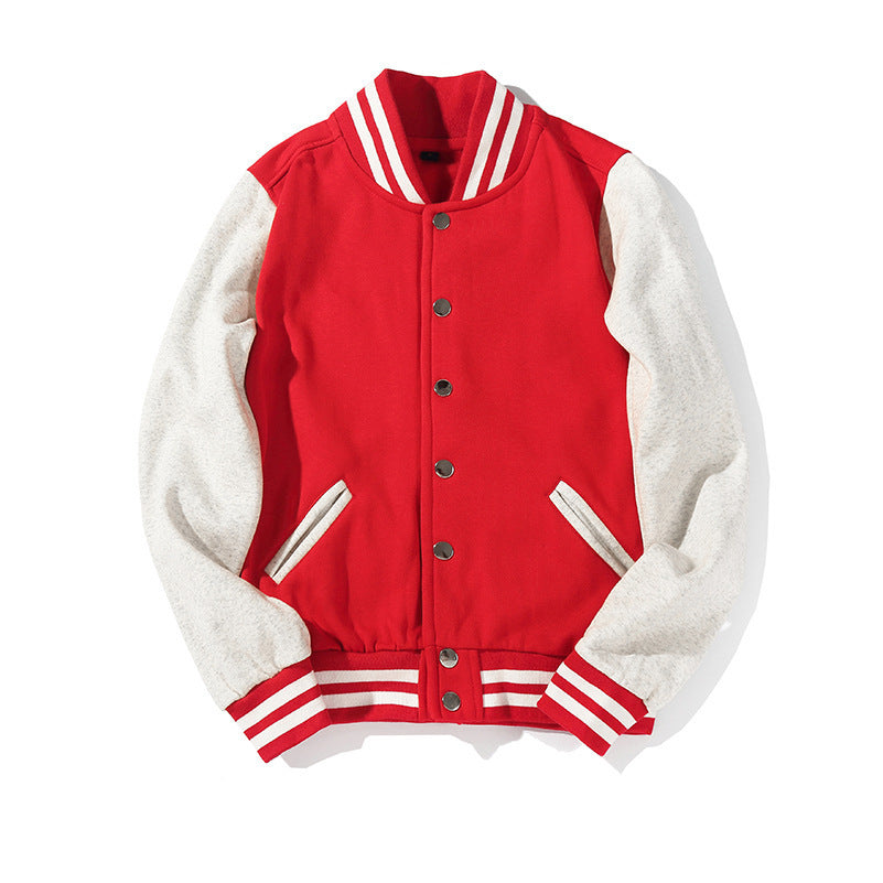 Terry Baseball Uniform Cardigan