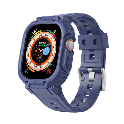 Tactical Rubber Band With Titanium Adapter For Apple Watch